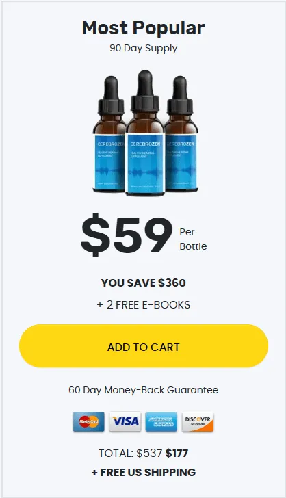 CerebroZen 3 bottle price